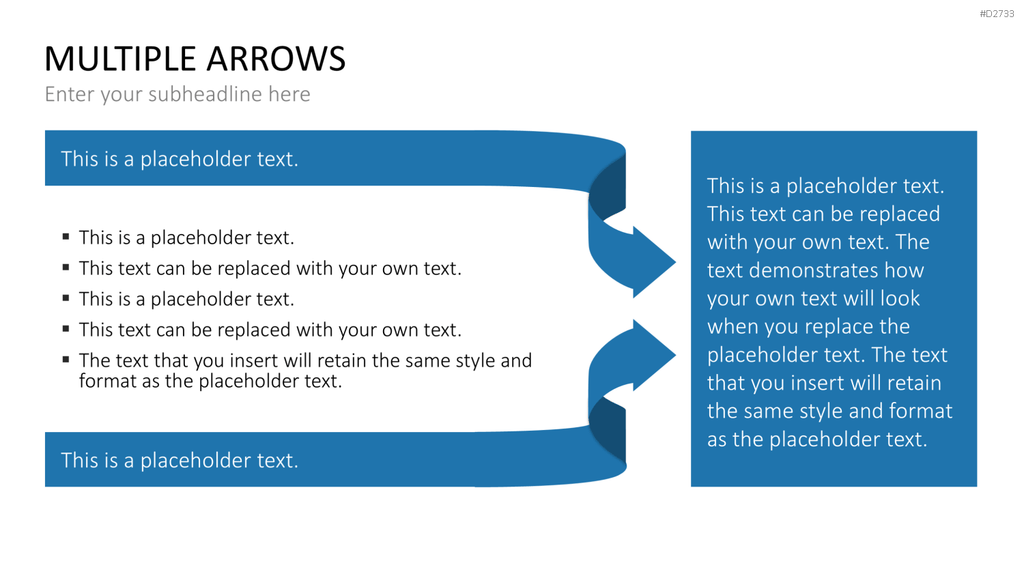 Pfeile - Toolbox 2D PowerPoint-Vorlage