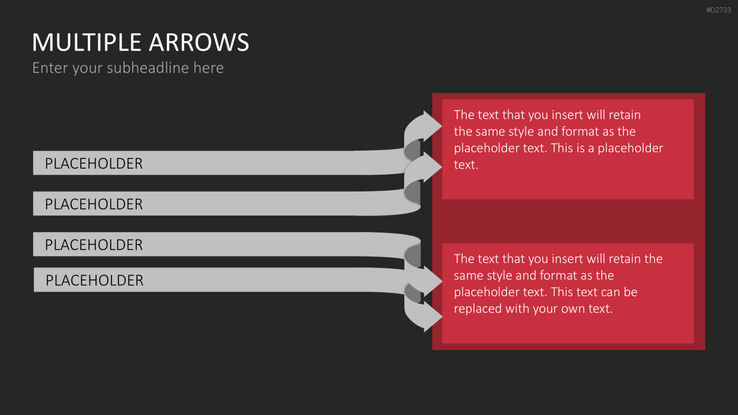 Pfeile - Toolbox 2D PowerPoint-Vorlage