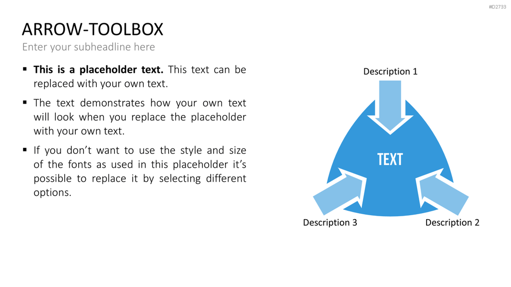 Pfeile - Toolbox 2D PowerPoint-Vorlage