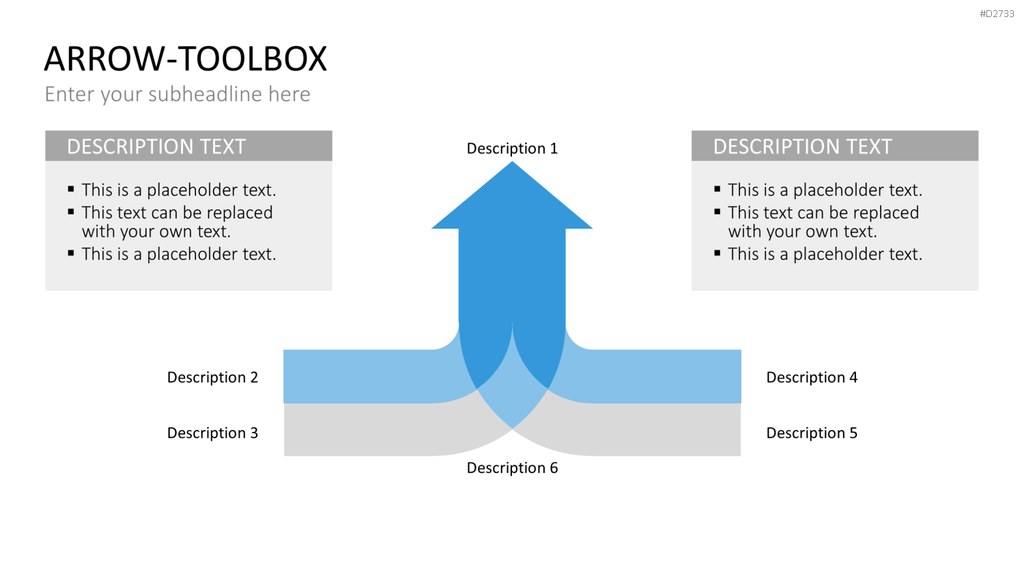 Pfeile - Toolbox 2D PowerPoint-Vorlage