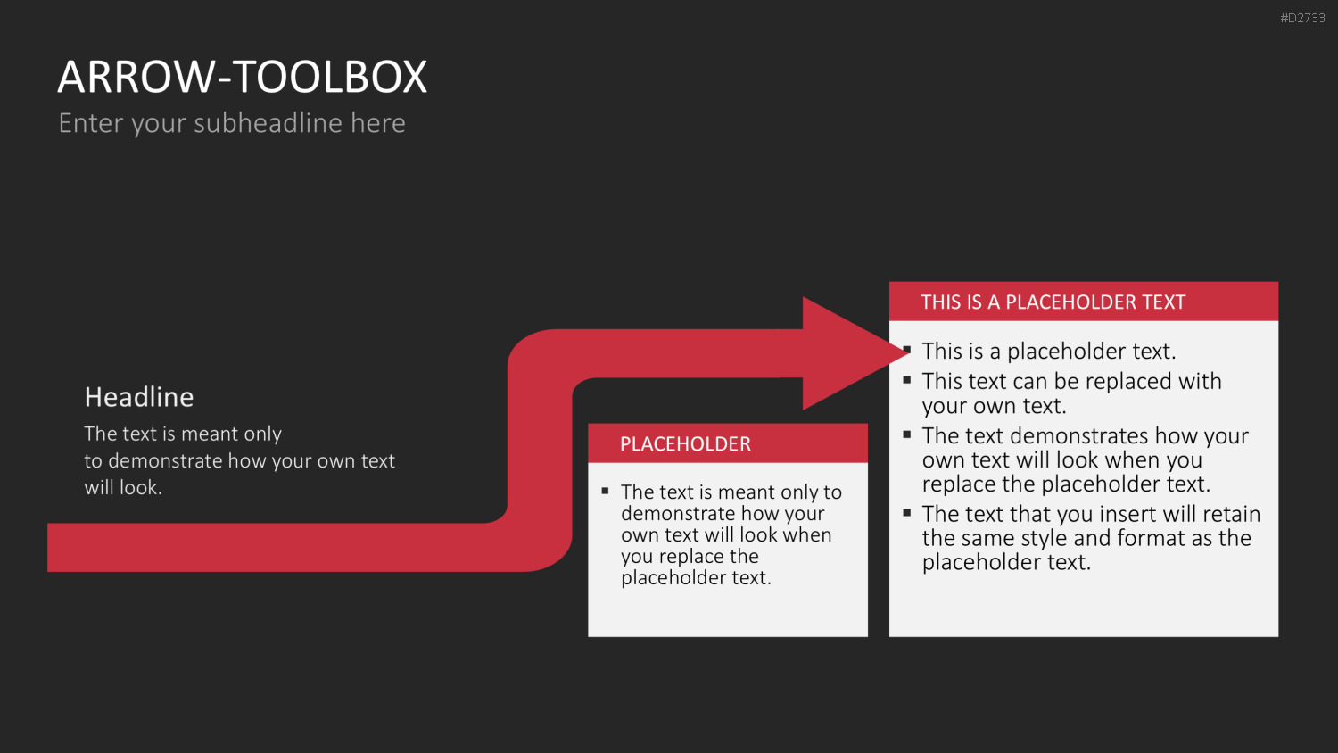 Pfeile - Toolbox 2D PowerPoint-Vorlage