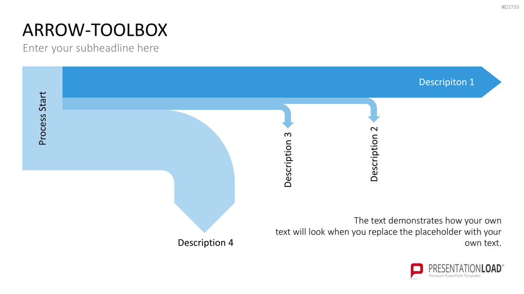 Pfeile - Toolbox 2D PowerPoint-Vorlage