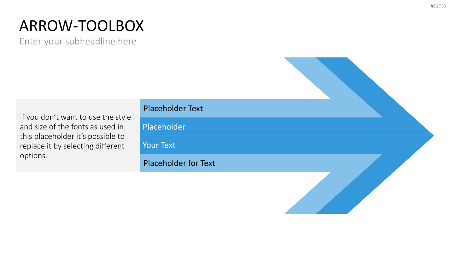 Pfeile - Toolbox 2D PowerPoint-Vorlage