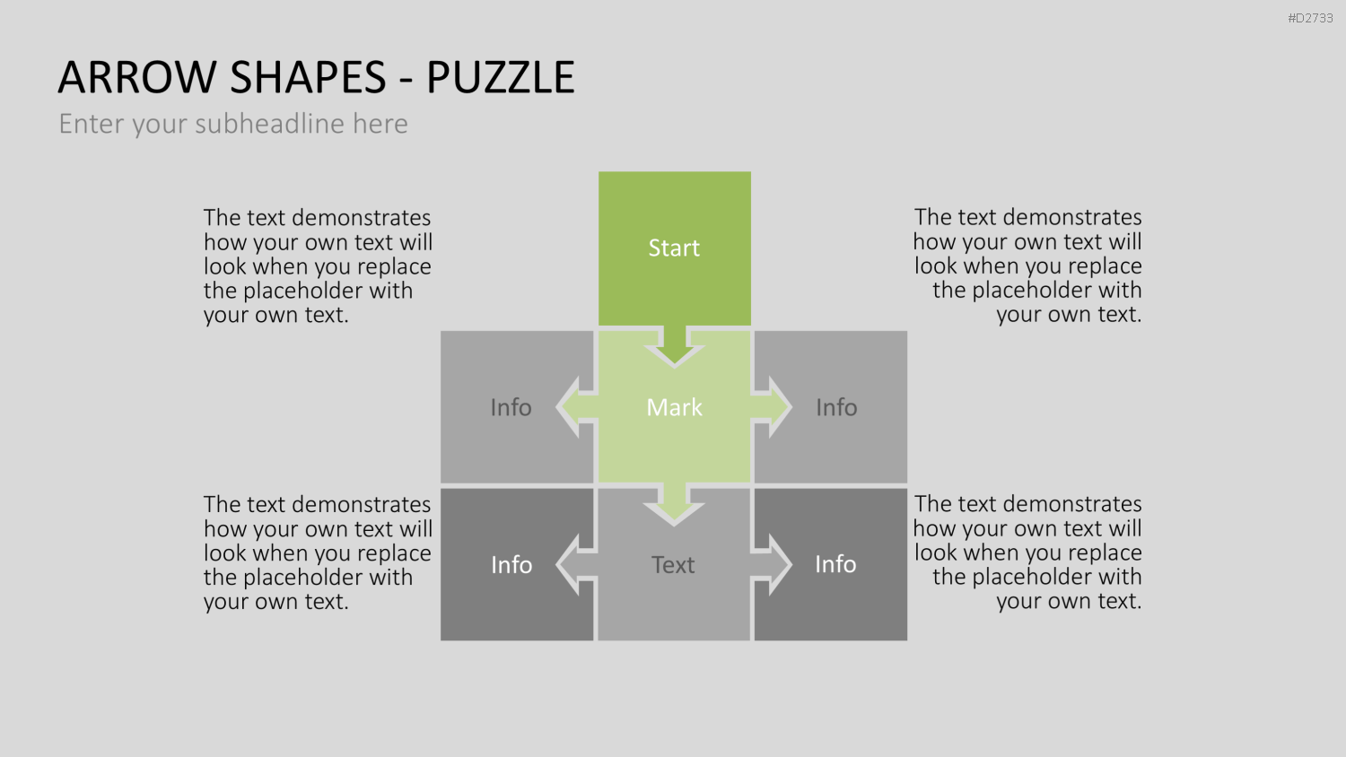 Pfeile - Toolbox 2D PowerPoint-Vorlage
