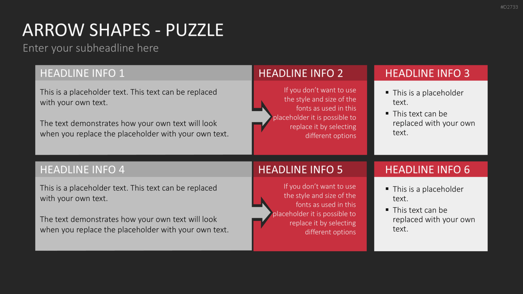 Pfeile - Toolbox 2D PowerPoint-Vorlage