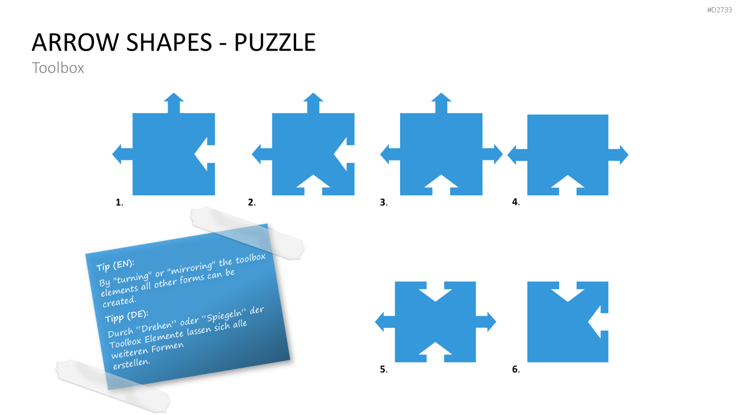 Pfeile - Toolbox 2D PowerPoint-Vorlage