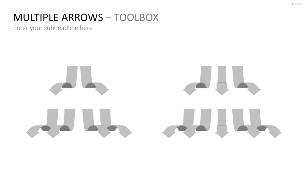 Pfeile - Toolbox 2D PowerPoint-Vorlage