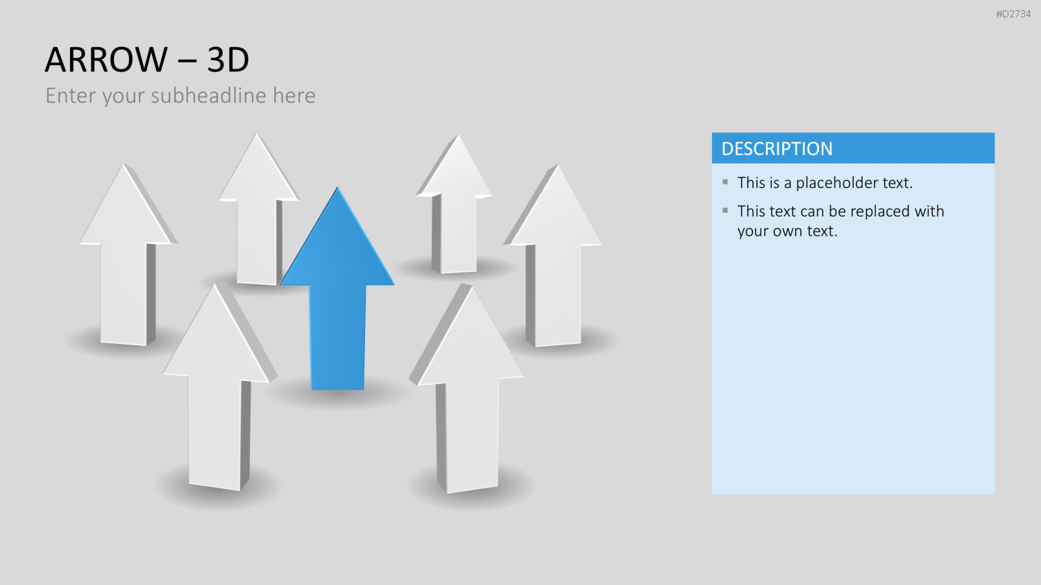 Pfeile - Toolbox 3D PowerPoint-Vorlage