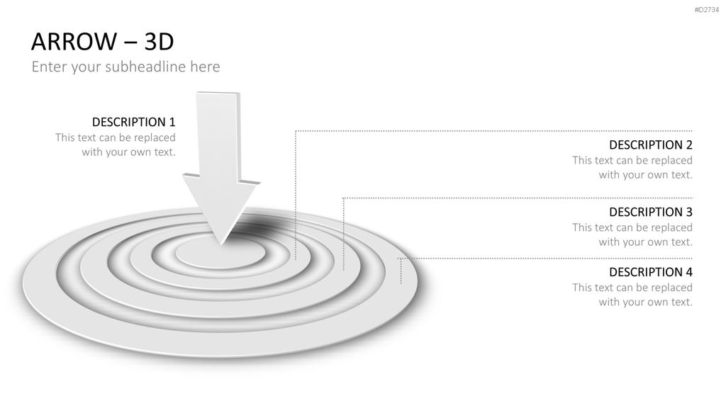 Pfeile - Toolbox 3D PowerPoint-Vorlage
