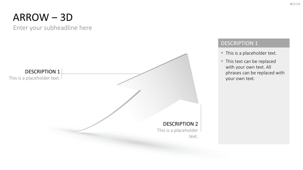 Pfeile - Toolbox 3D PowerPoint-Vorlage