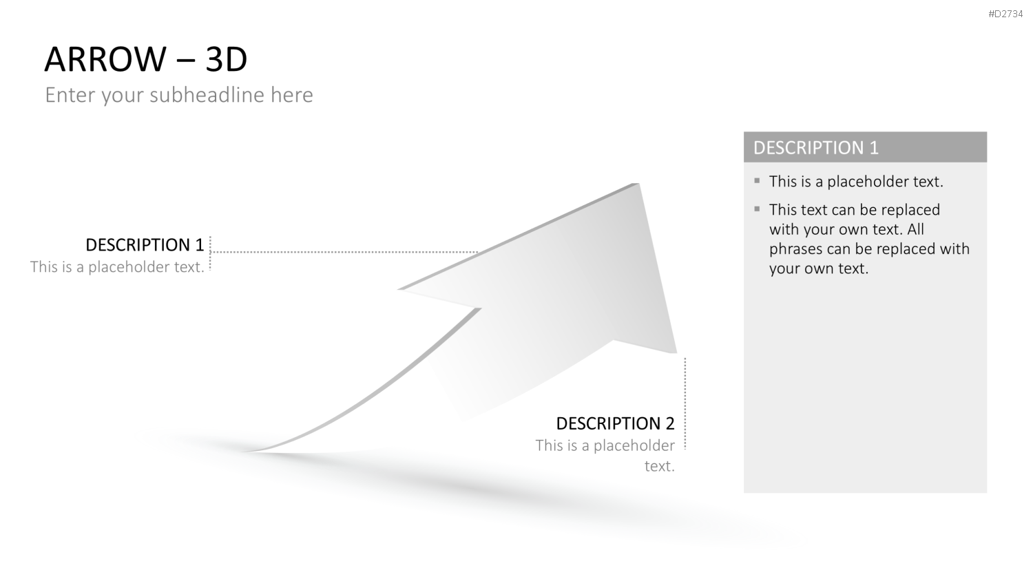 Pfeile - Toolbox 3D PowerPoint-Vorlage