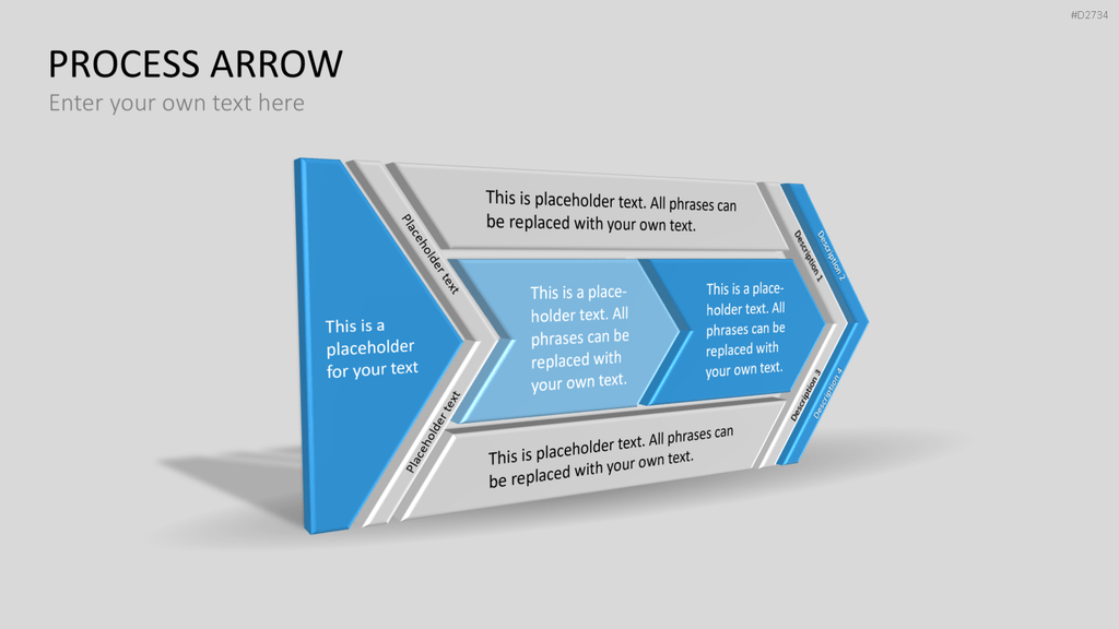 Pfeile - Toolbox 3D PowerPoint-Vorlage