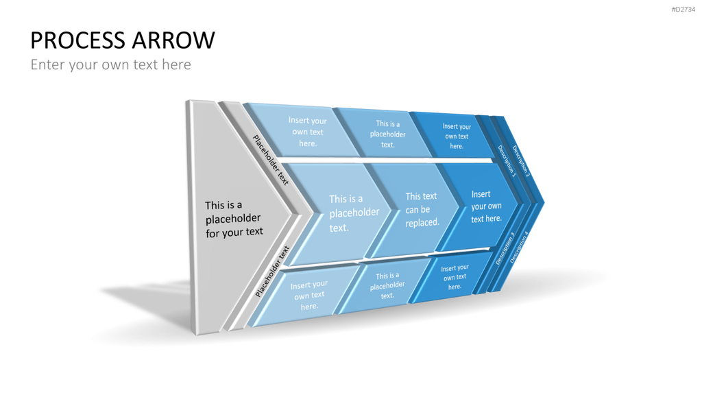 Pfeile - Toolbox 3D PowerPoint-Vorlage