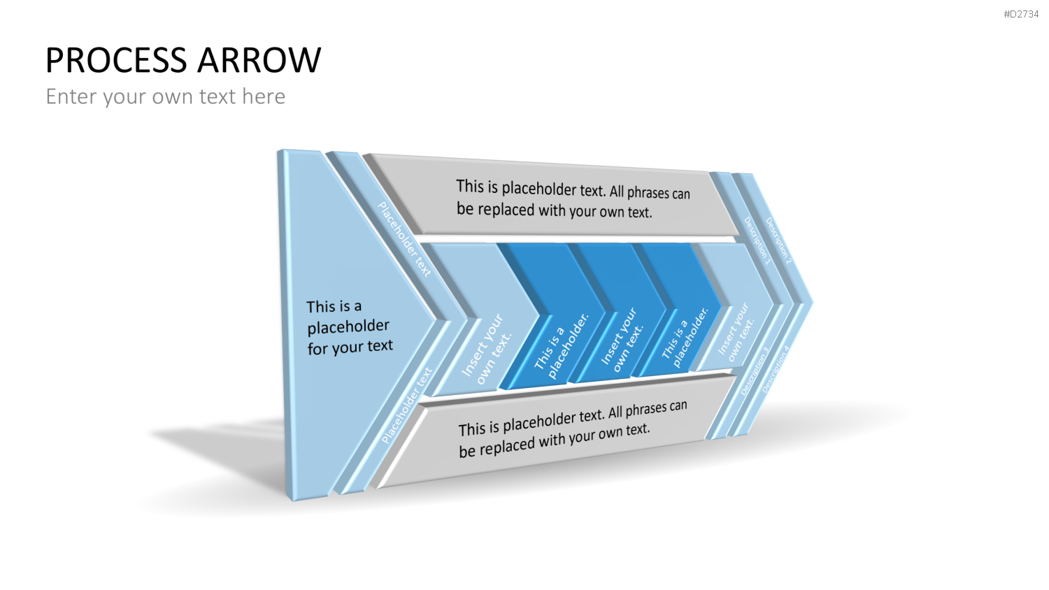Pfeile - Toolbox 3D PowerPoint-Vorlage