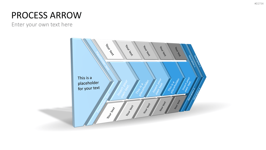 Pfeile - Toolbox 3D PowerPoint-Vorlage