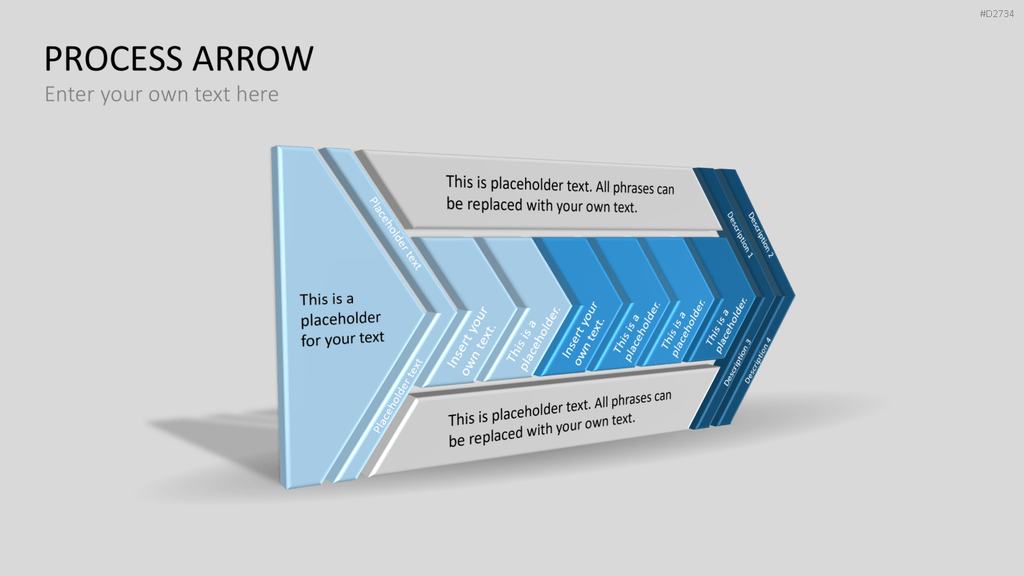 Pfeile - Toolbox 3D PowerPoint-Vorlage