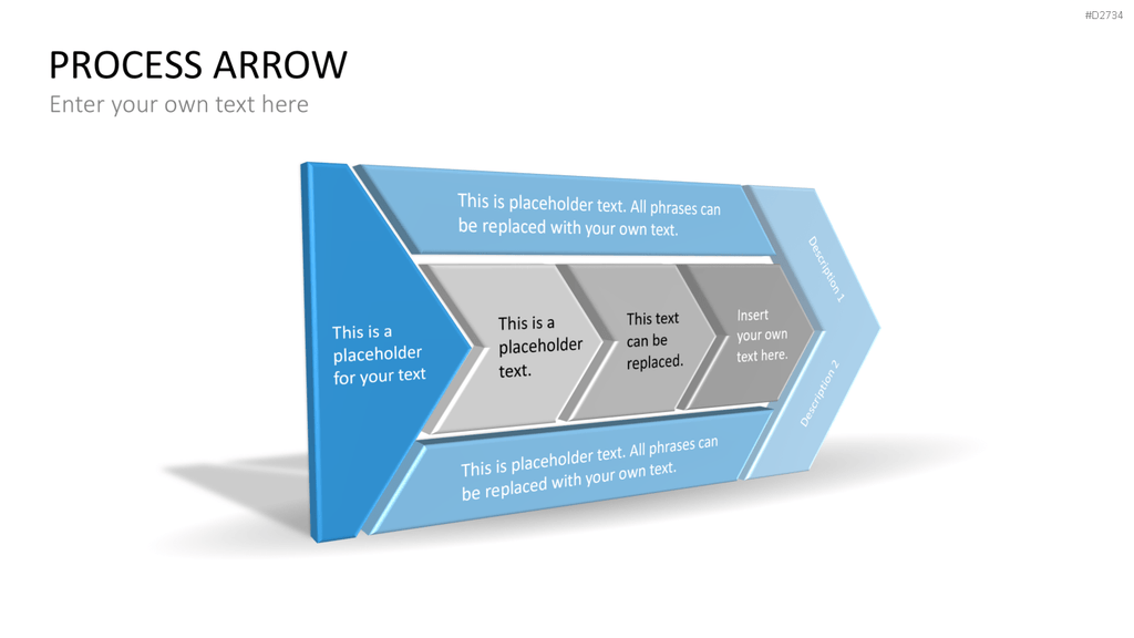 Pfeile - Toolbox 3D PowerPoint-Vorlage
