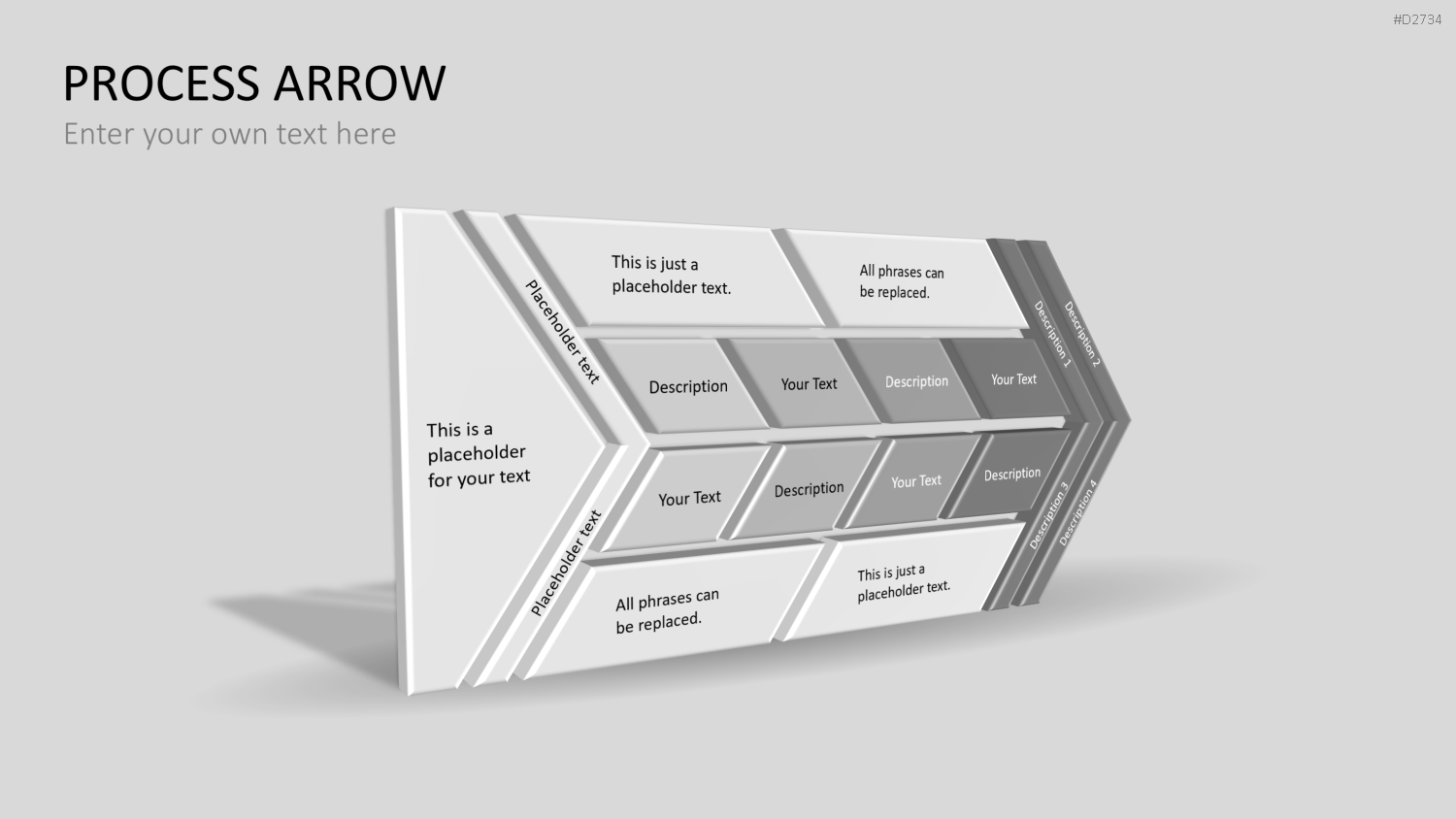 Pfeile - Toolbox 3D PowerPoint-Vorlage