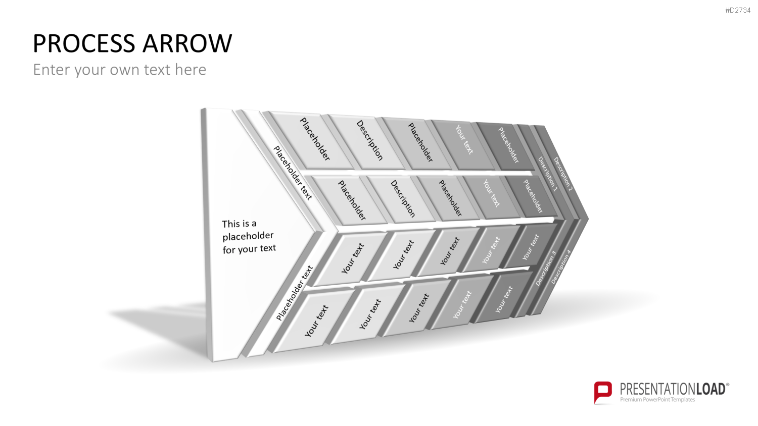 Pfeile - Toolbox 3D PowerPoint-Vorlage