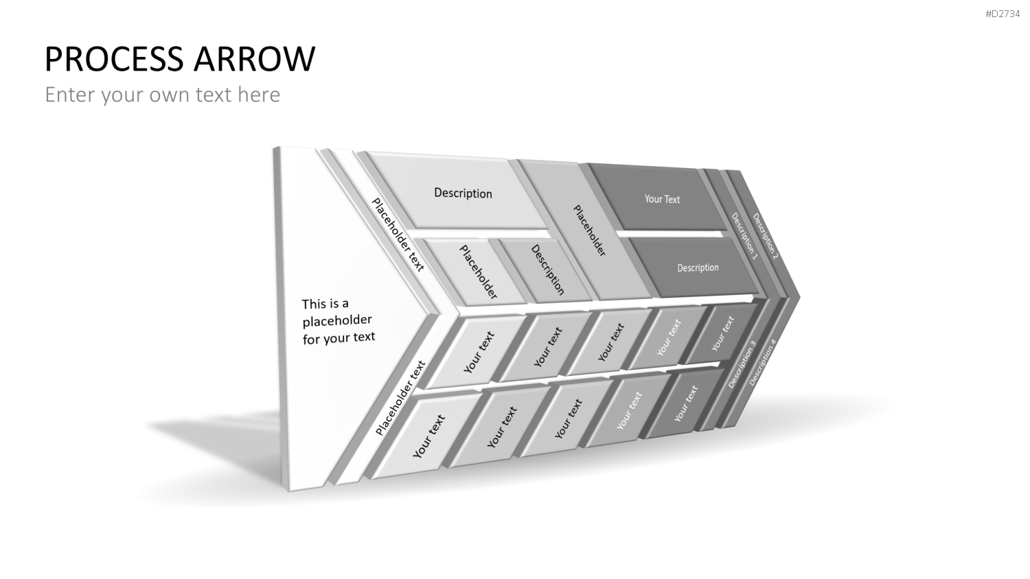 Pfeile - Toolbox 3D PowerPoint-Vorlage