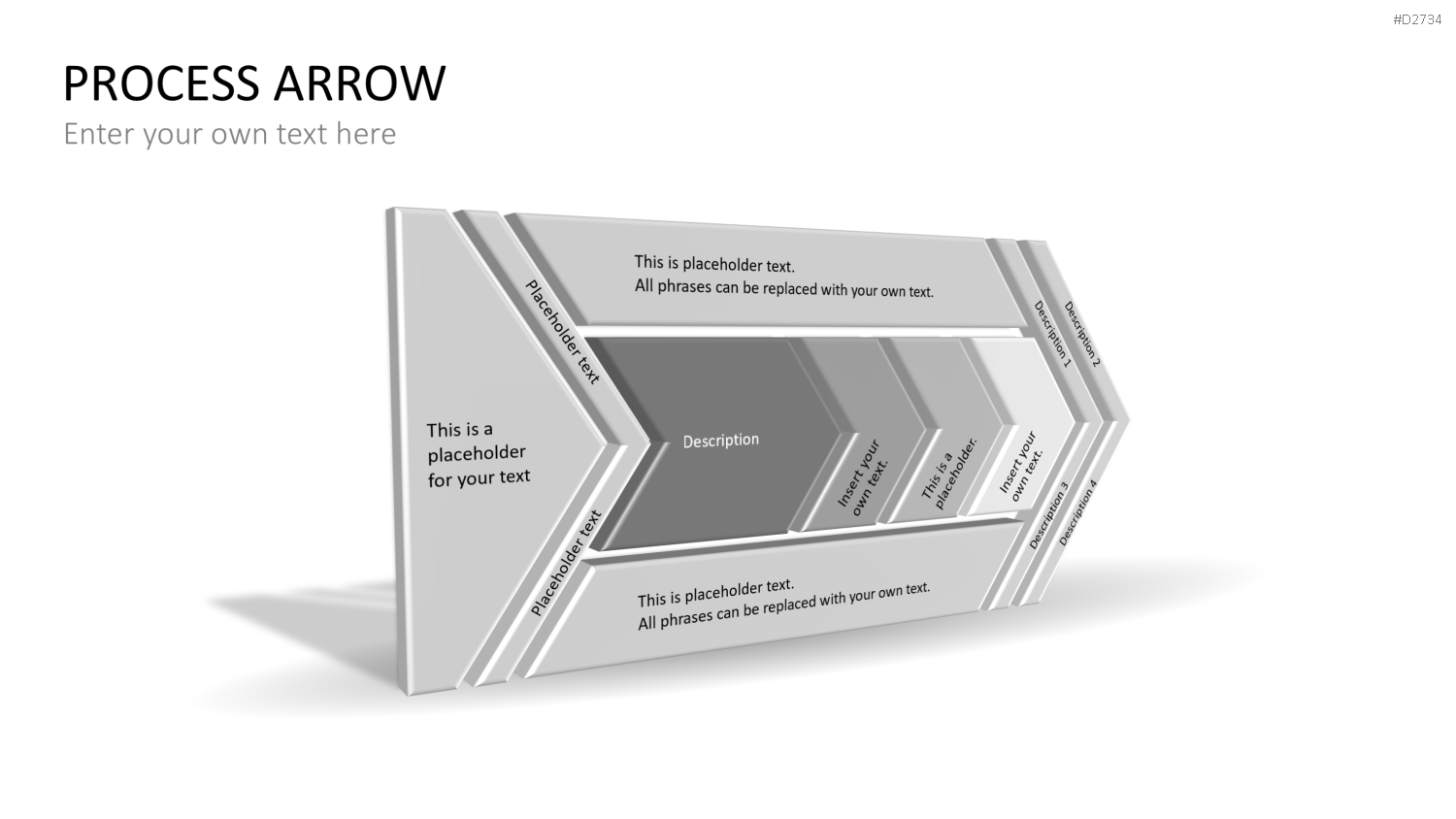 Pfeile - Toolbox 3D PowerPoint-Vorlage
