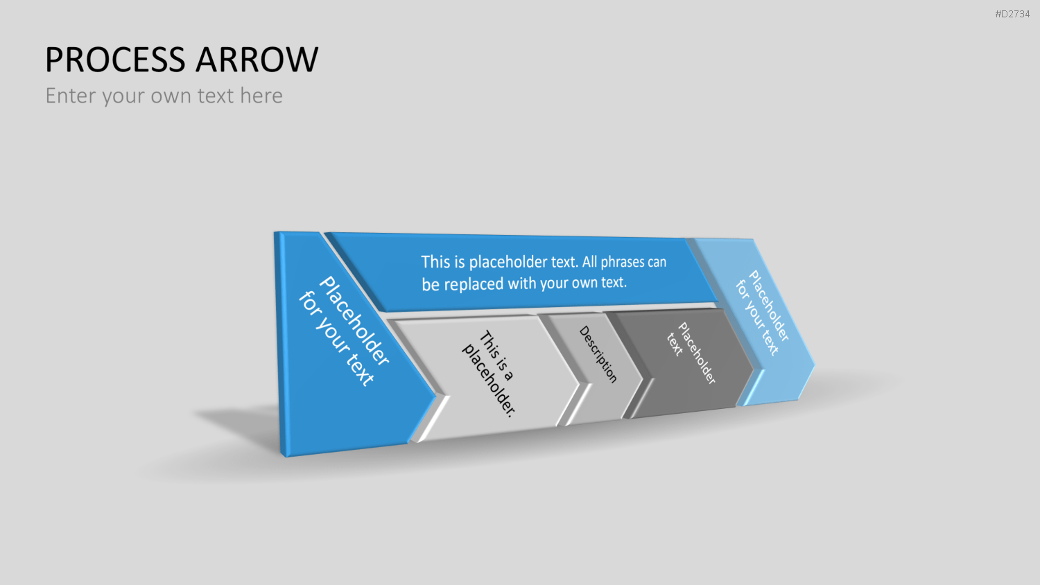 Pfeile - Toolbox 3D PowerPoint-Vorlage