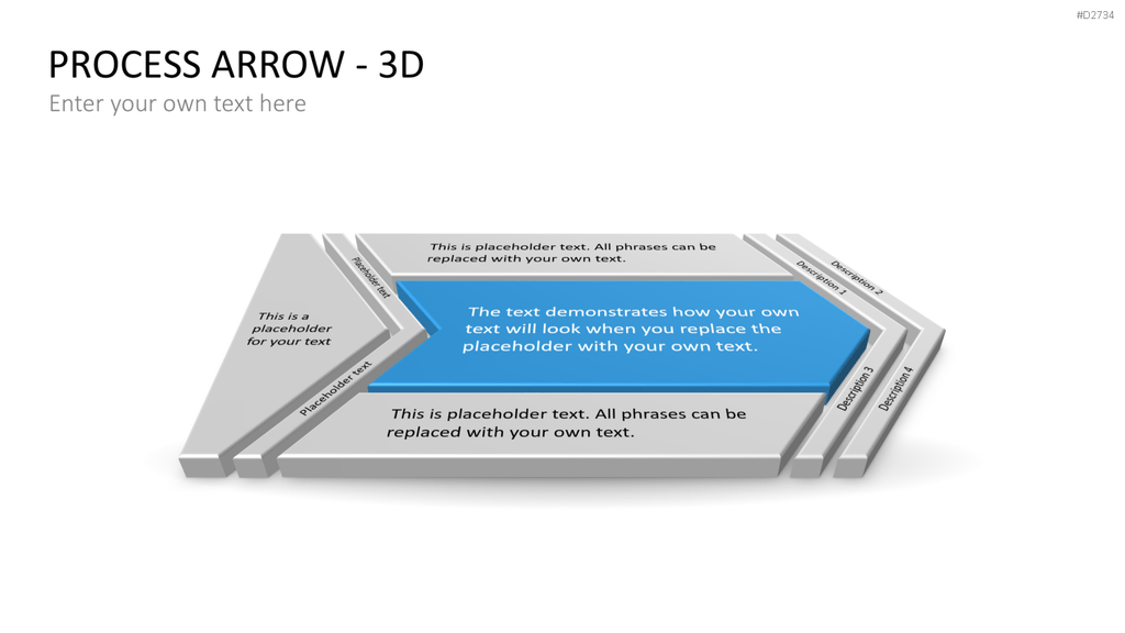 Pfeile - Toolbox 3D PowerPoint-Vorlage