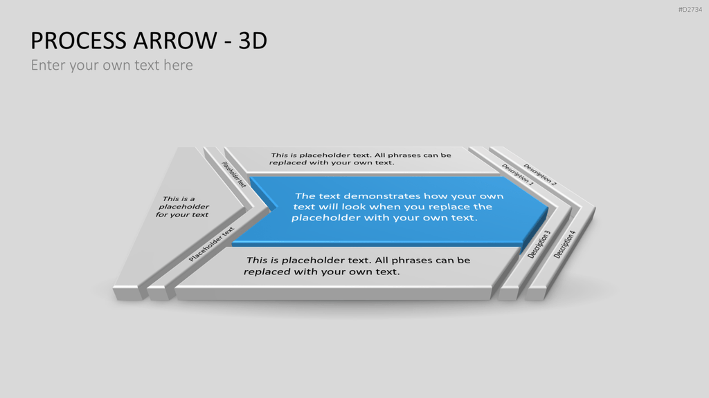 Pfeile - Toolbox 3D PowerPoint-Vorlage
