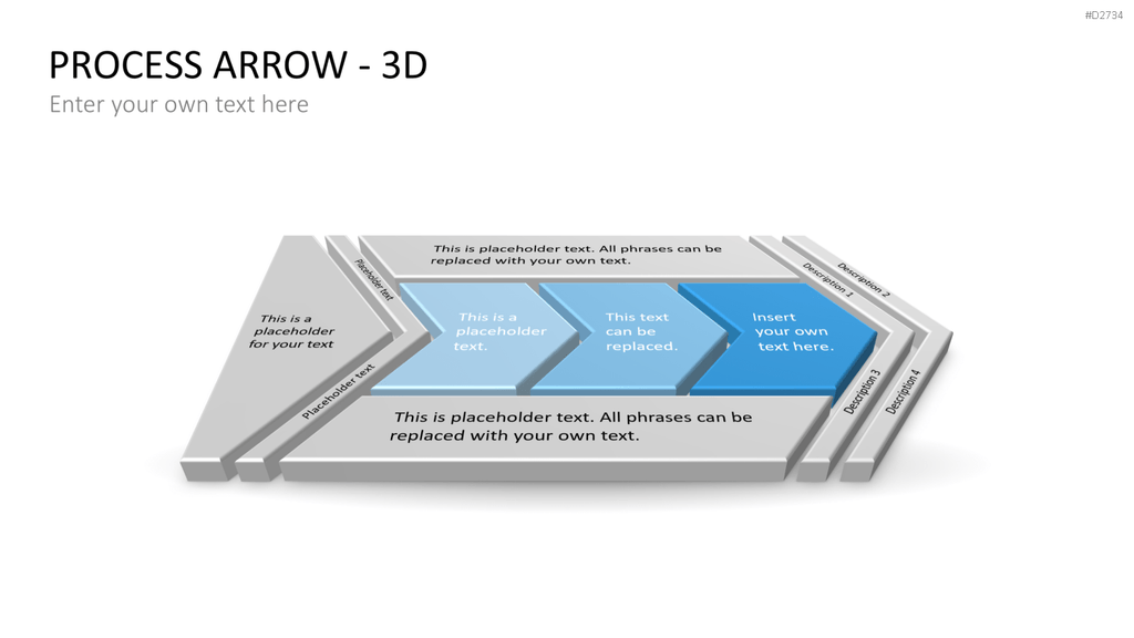 Pfeile - Toolbox 3D PowerPoint-Vorlage