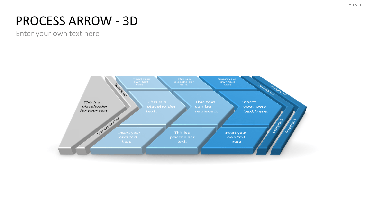Pfeile - Toolbox 3D PowerPoint-Vorlage