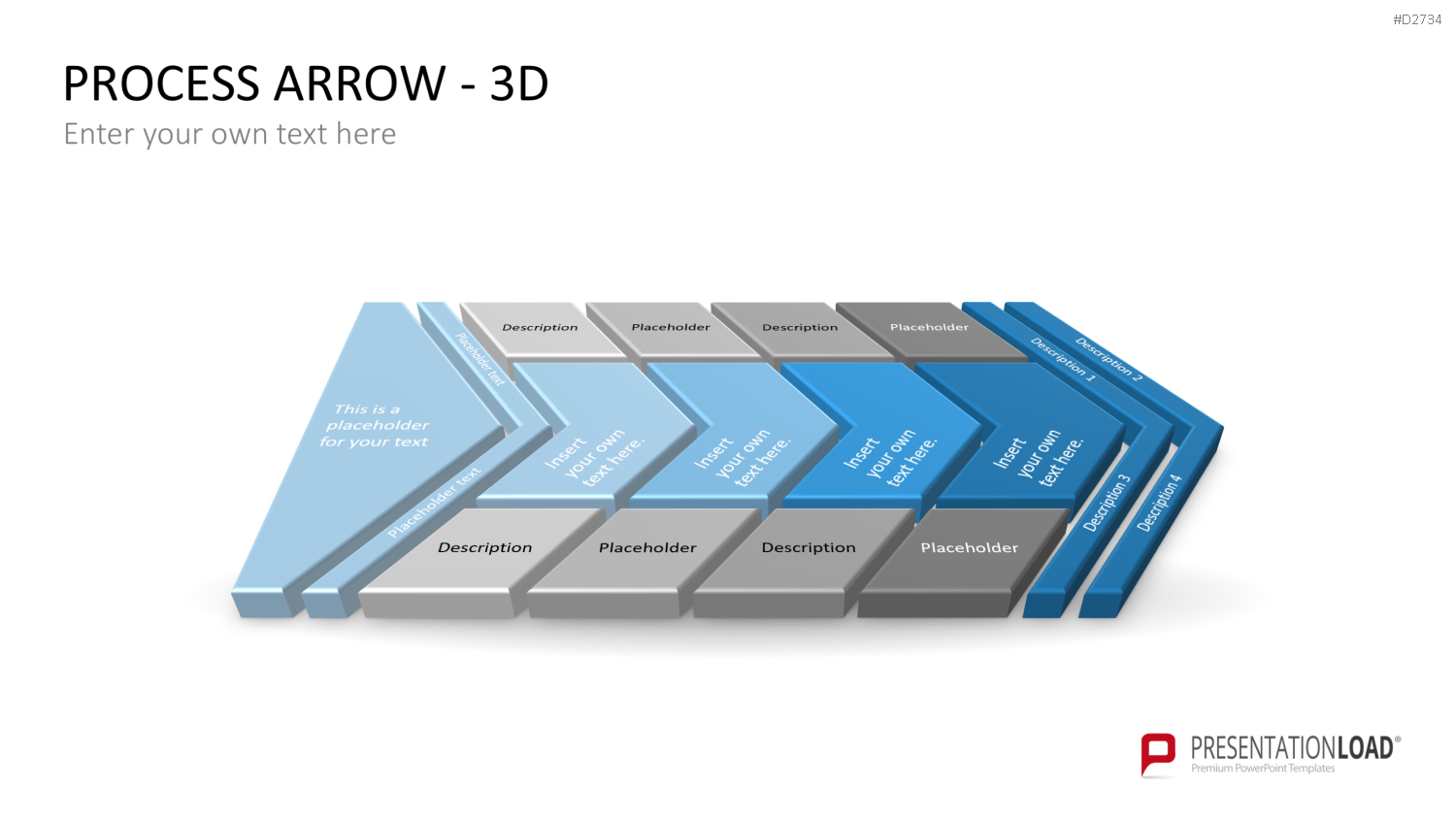 Pfeile - Toolbox 3D PowerPoint-Vorlage