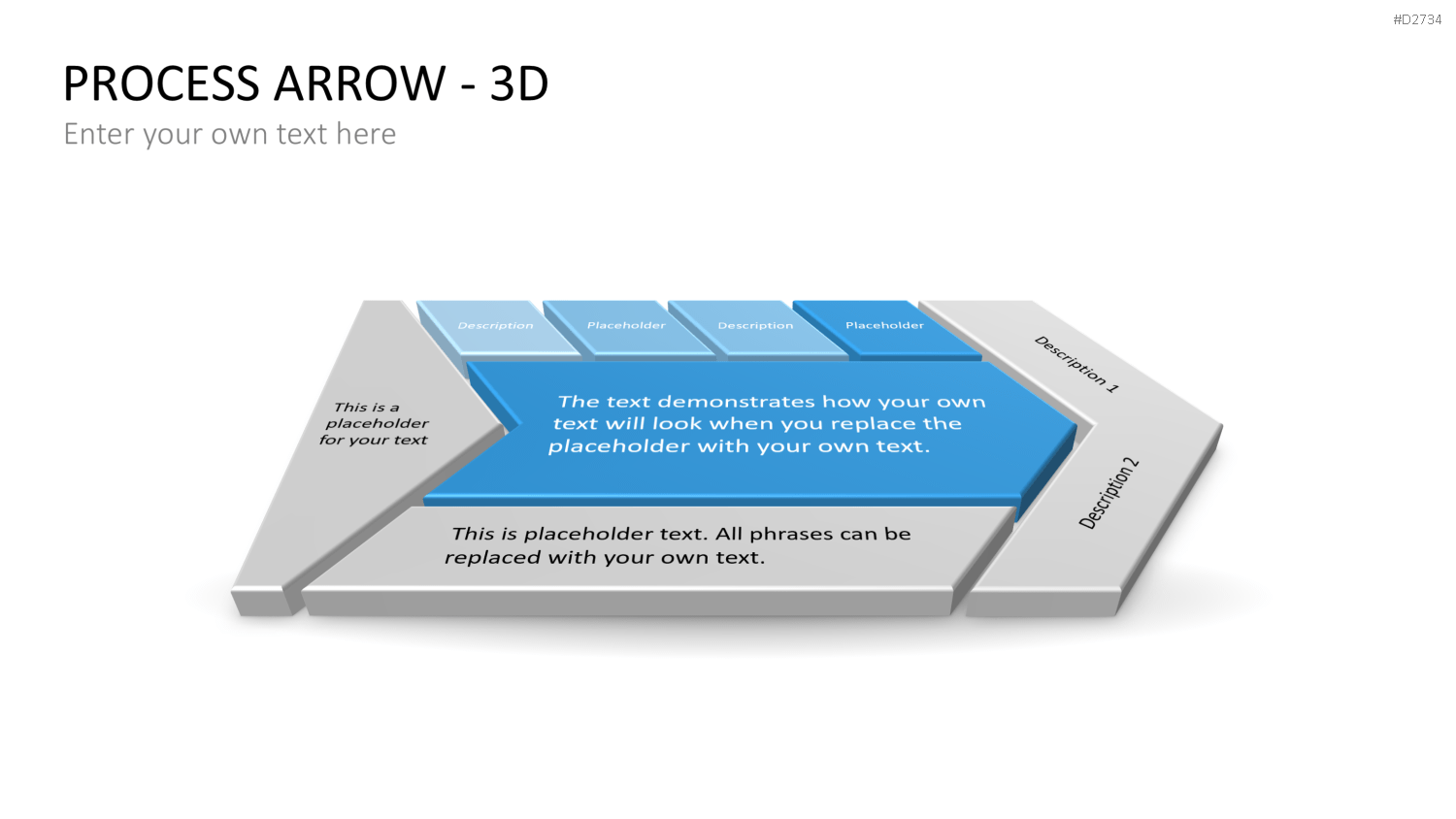 Pfeile - Toolbox 3D PowerPoint-Vorlage