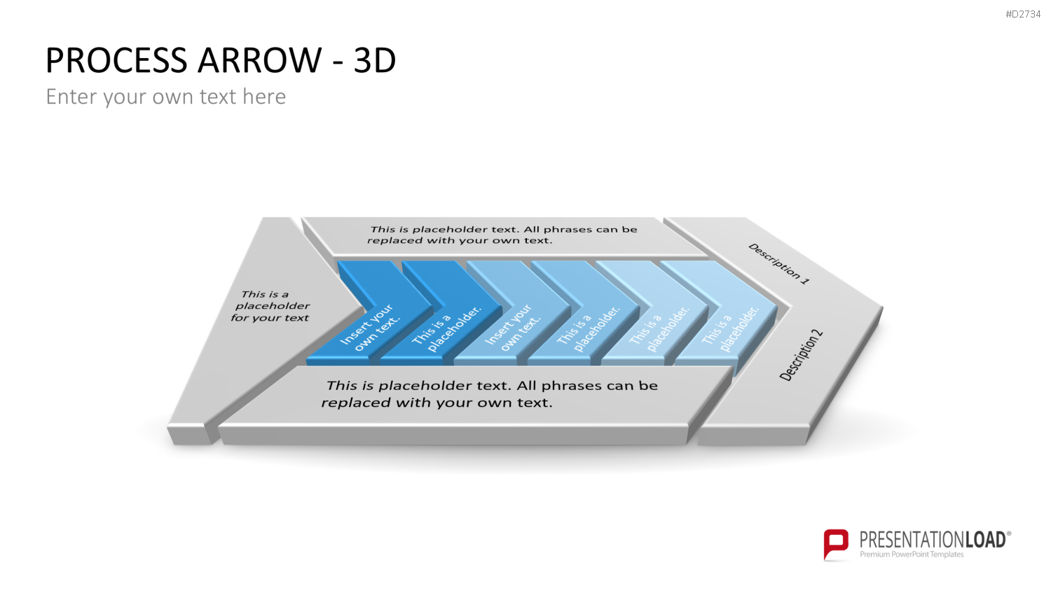 Pfeile - Toolbox 3D PowerPoint-Vorlage
