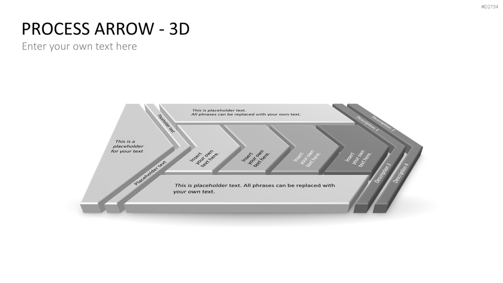 Pfeile - Toolbox 3D PowerPoint-Vorlage