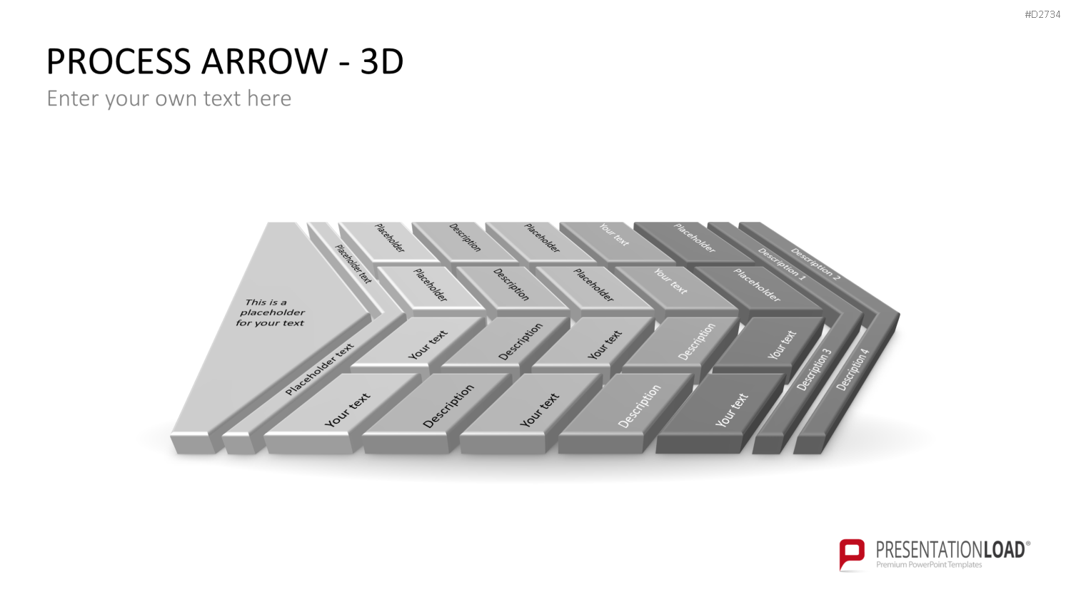 Pfeile - Toolbox 3D PowerPoint-Vorlage