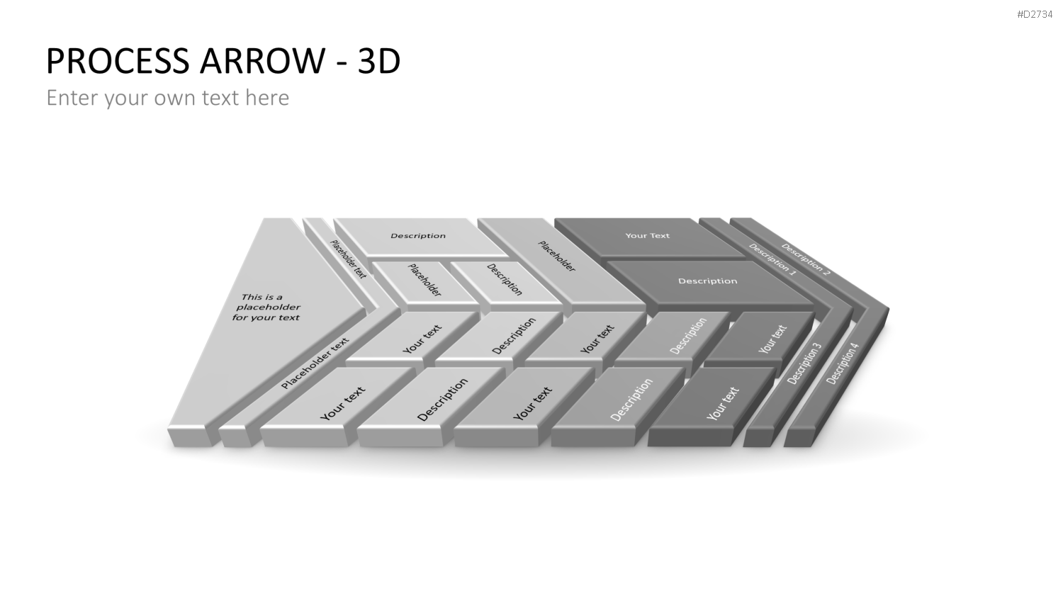 Pfeile - Toolbox 3D PowerPoint-Vorlage