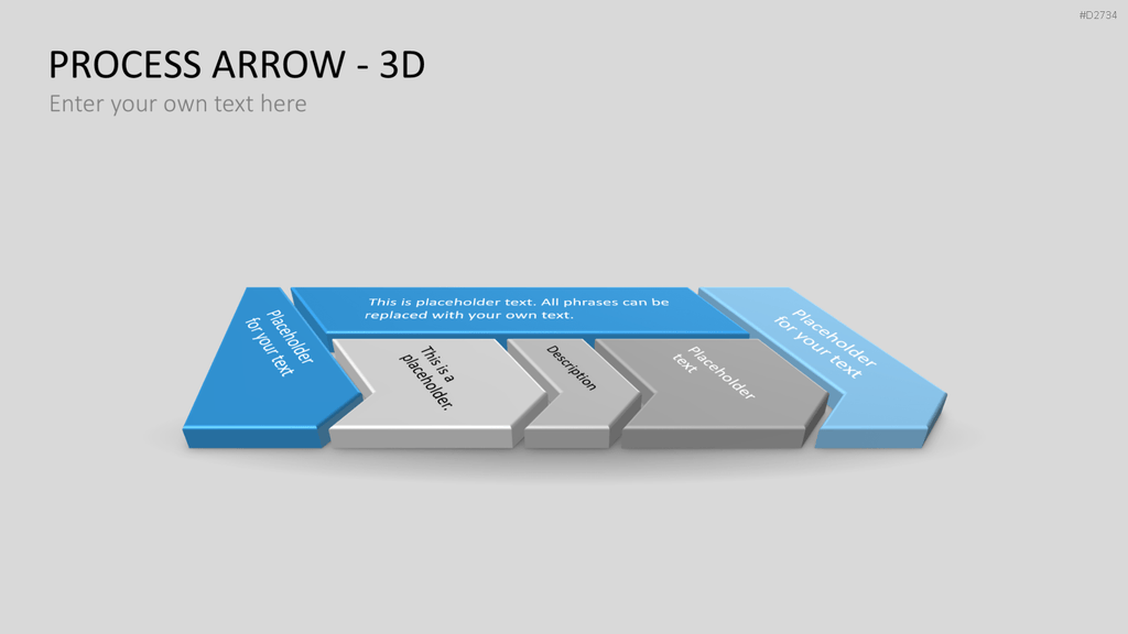 Pfeile - Toolbox 3D PowerPoint-Vorlage
