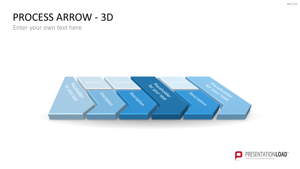 Pfeile - Toolbox 3D PowerPoint-Vorlage