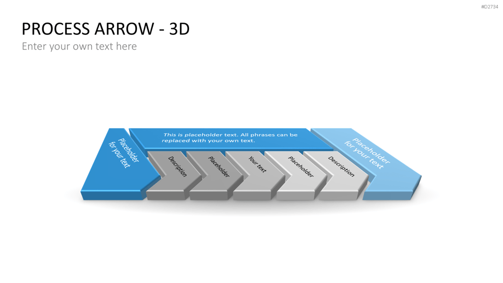 Pfeile - Toolbox 3D PowerPoint-Vorlage