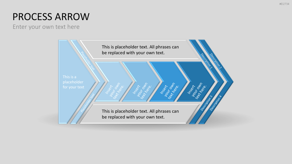 Pfeile - Toolbox 3D PowerPoint-Vorlage