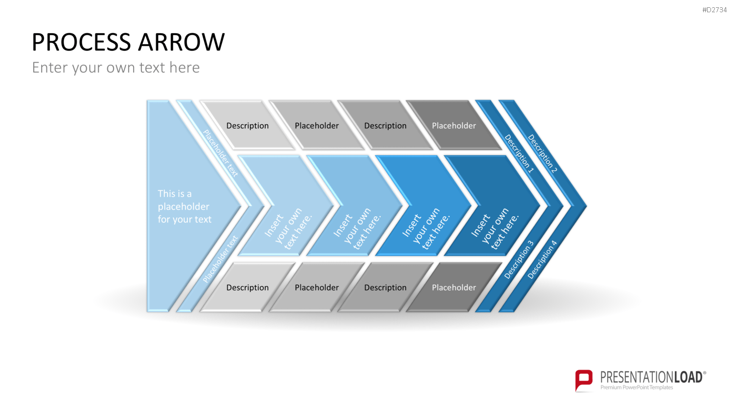 Pfeile - Toolbox 3D PowerPoint-Vorlage
