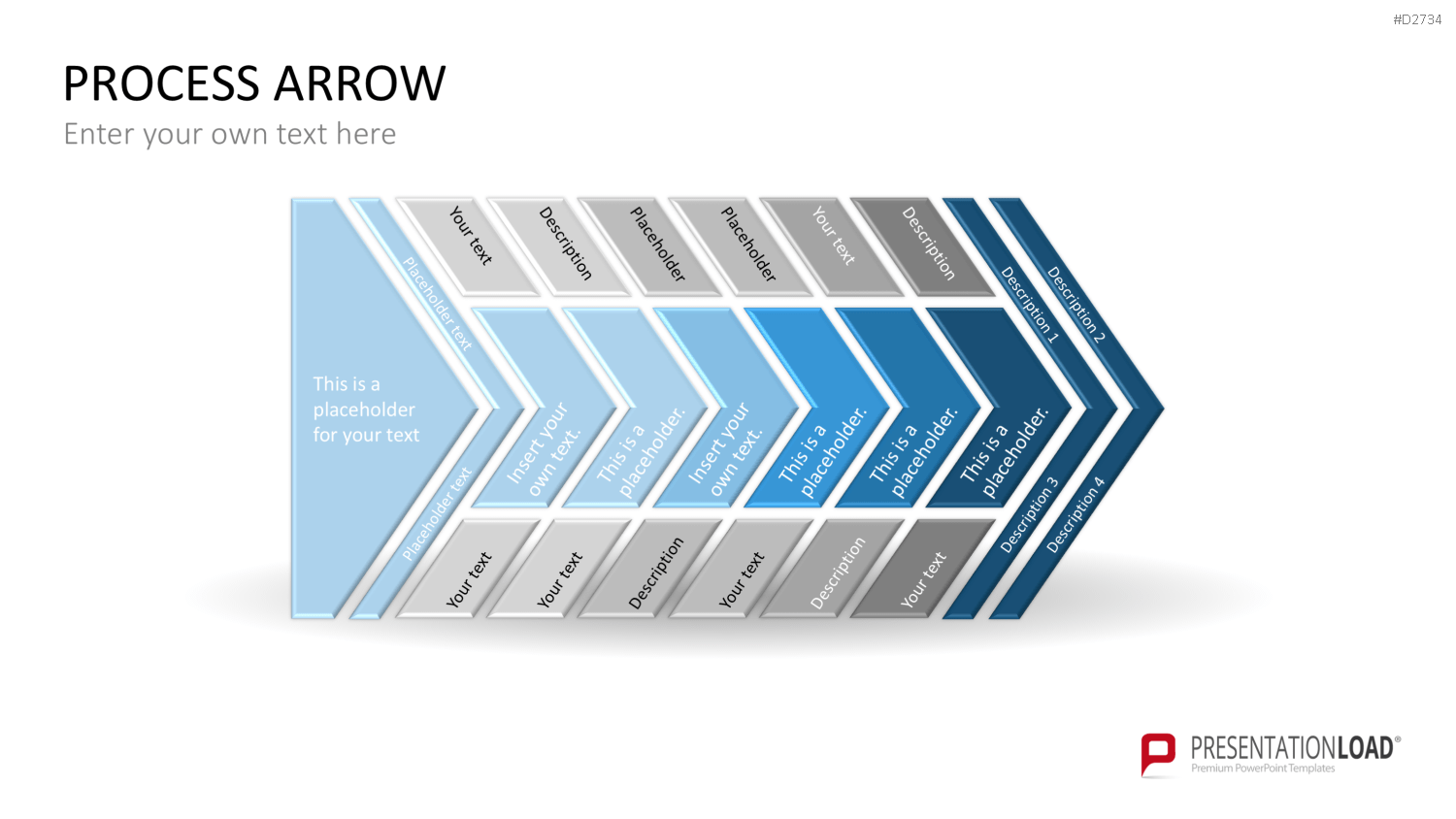 Pfeile - Toolbox 3D PowerPoint-Vorlage