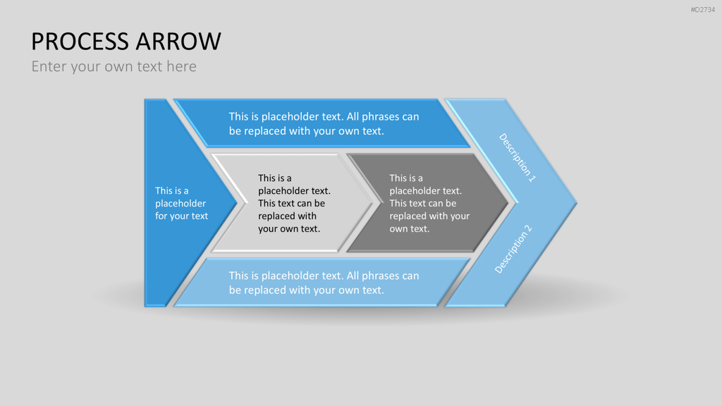 Pfeile - Toolbox 3D PowerPoint-Vorlage
