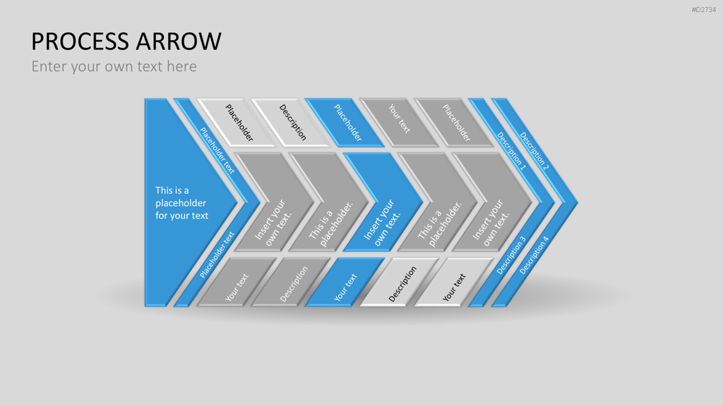 Pfeile - Toolbox 3D PowerPoint-Vorlage