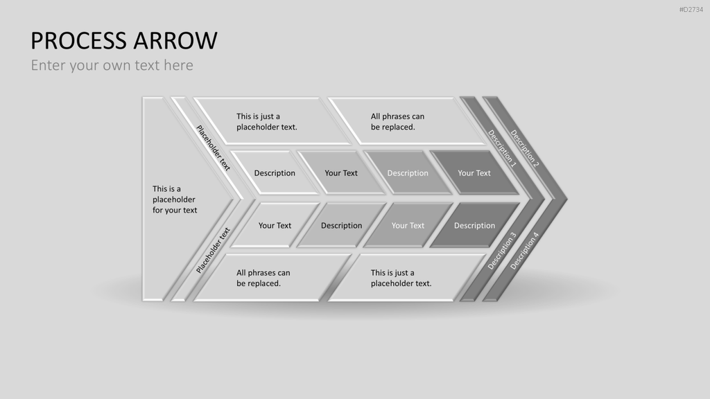 Pfeile - Toolbox 3D PowerPoint-Vorlage