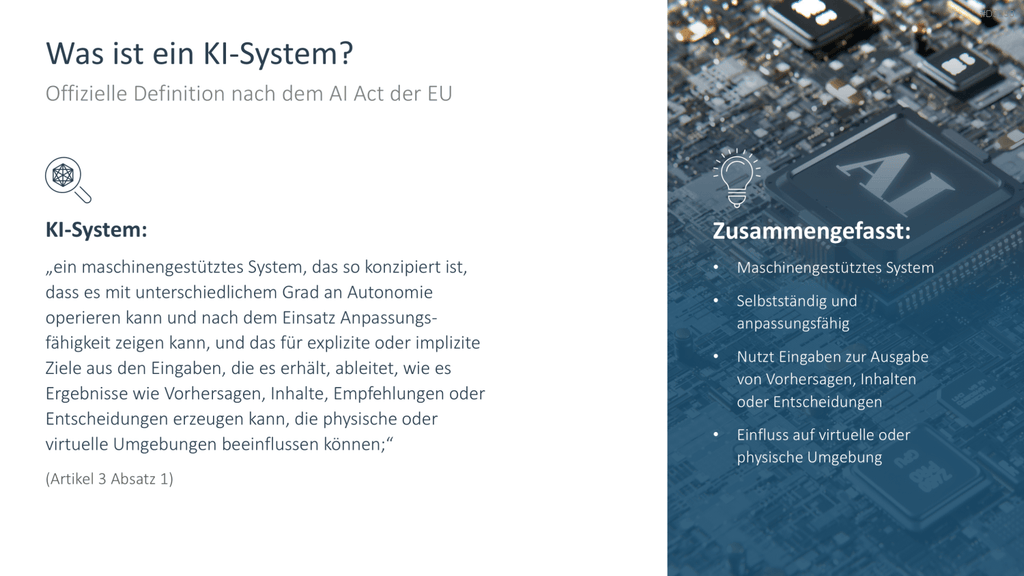 Artificial Intelligence Act PowerPoint-Vorlage