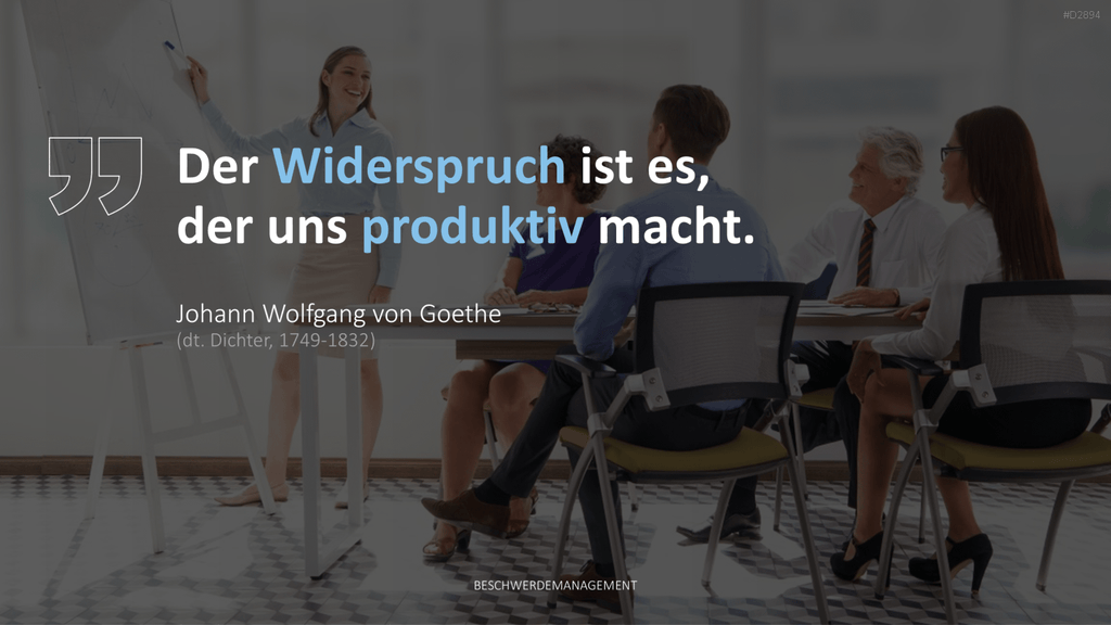 Beschwerdemanagement PowerPoint-Vorlage