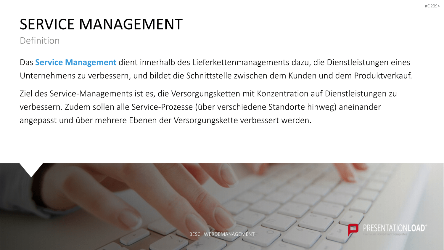Beschwerdemanagement PowerPoint-Vorlage