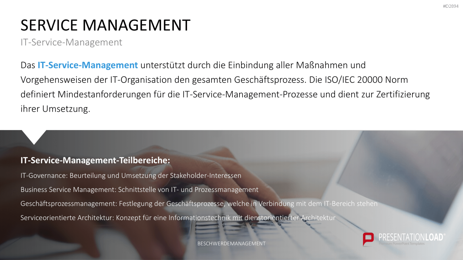 Beschwerdemanagement PowerPoint-Vorlage