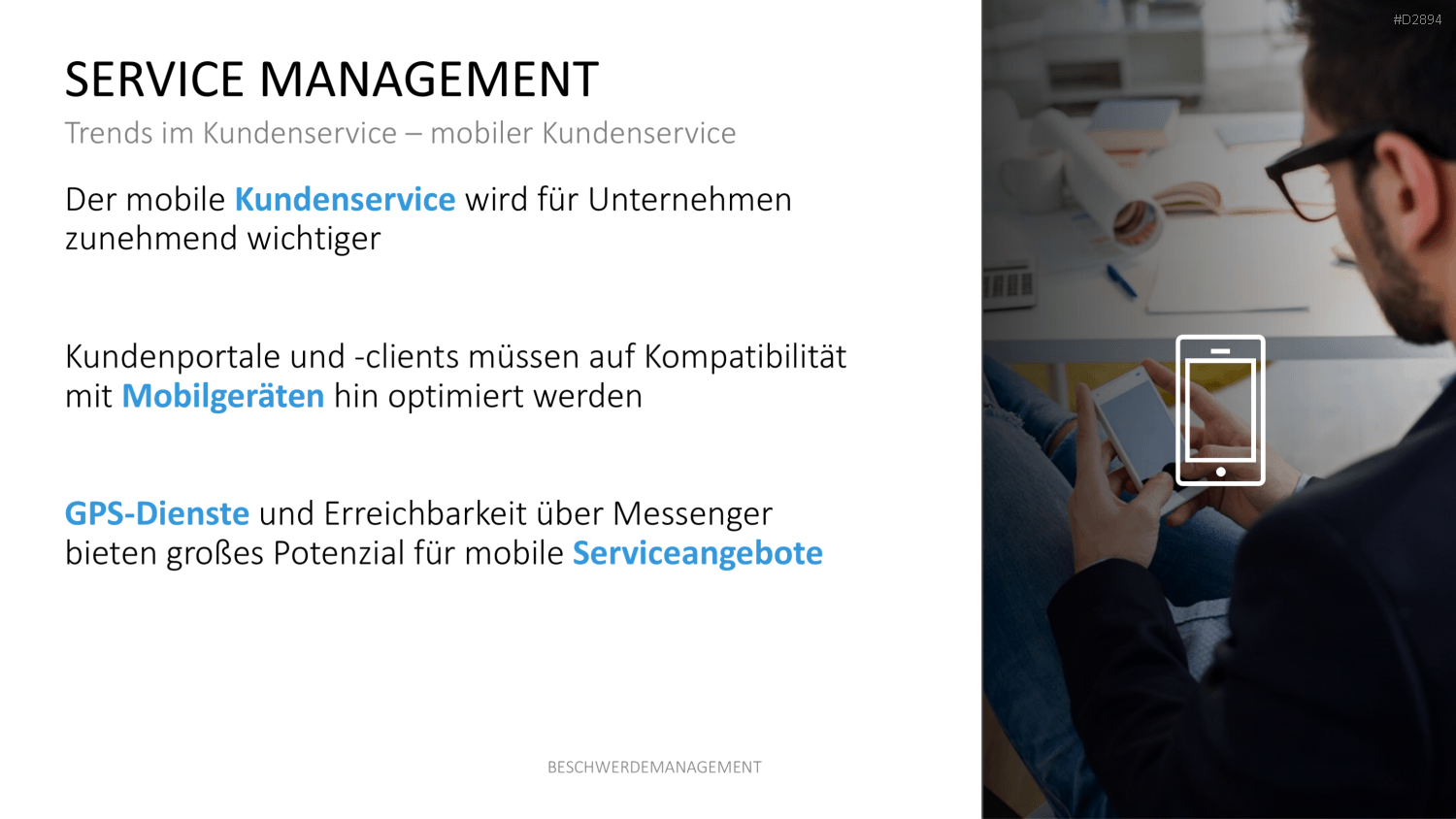 Beschwerdemanagement PowerPoint-Vorlage